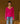 Pull col V en cachemire - Rose Tonique