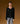 Pull col V oversize en cachemire - Noir