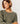 Round-neck merino wool sweater - Olive Green