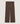 Pantaloni largi din tricot - Havana Brown