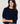 Wide cashmere sweater - Navy Blue