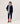Pull col V oversize en cachemire - Bleu Marine