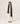 Short cable-knit cashmere sweater - White Ecru