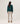 Round-neck ribbed cashmere sweater - Duck Green
