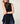 Set twin de mătase cu gât - Midnight Blue