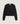 Short merino wool cardigan - Black