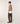 Round neck merino wool sweater - Camel Brown