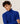 Merino wool turtleneck sweater - Azure Blue