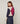 Pull col polo colorblock - Grenat