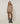 Heather funnel neck sweater - Brown