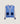 Tricolor merino wool vest - Horizon Blue