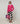 Round-neck merino wool sweater - Toned Pink