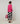 Round-neck merino wool sweater - Toned Pink