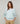 Oversized V-neck wool sweater - Turquoise Clair