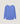 Oversized wool V-neck sweater - Horizon Blue