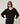 Pull col V oversize en laine - Noir