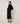 Pull col V oversize en laine - Noir