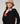 Tricolor round neck sweater in merino wool - Black