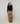 Tricolor round neck sweater in merino wool - Black