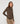Tricou drapat - Maro