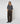 Merino wool crew-neck sweater with 3/4 sleeves - Gris Fonce