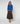 Round-neck merino wool sweater - Azure Blue