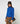 Merino wool turtleneck sweater - Azure Blue