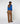 Merino wool turtleneck sweater - Azure Blue