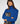 Merino wool turtleneck sweater - Azure Blue