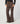 Pantaloni evazați din tricot Milano - Taupe Brown
