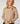 Round-neck knit sweater - Beige