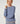 Round-neck knit sweater - Bleu