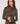 Tricou drapat - Maro