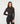 Tricou drapat - Negru