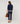 Two-tone cardigan - Marine